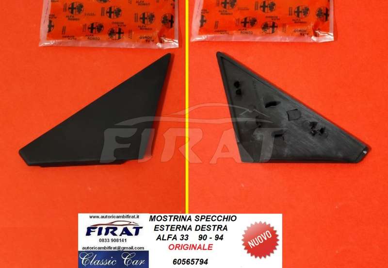 MOSTRINA SPECCHIO ALFA 33 90-94 EST.DX (60565794)
